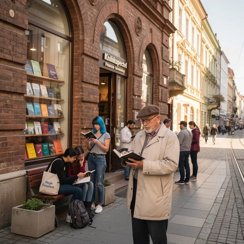 Ilustrace nákupního seznamu s vyznačenými prioritami.
