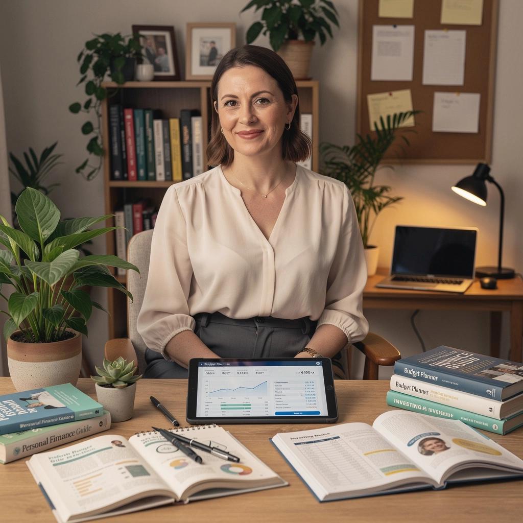 Ilustrace úspěšného úsporného plánu s šťastnou rodinou.